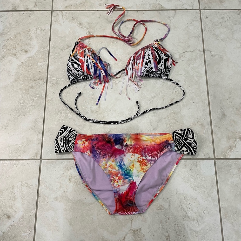 Raisins Multicolor Bikini Set NWOT